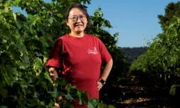 Nan Ping Gao, vigneronne d'origine chinoise et directrice générale adjointe du domaine viticole "Château Labastide", à Escales, dans l'Aude, le 30 juin 2022