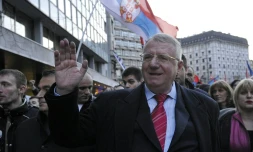 Vojislav Seselj le 24 mars 2016 à Belgrade 