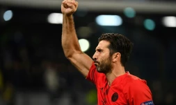 Le gardien du Paris SG Gianluigi Buffon lors du match face à Naples en Ligue des champions le 6 novembre 2018