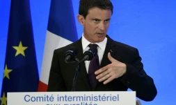 Manuel Valls, le 20 mai 2016 Ă  Privas (ArdĂšche)