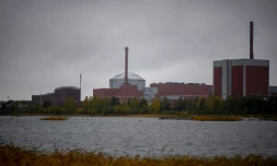 Le dernier réacteur de la centrale Olkiluoto, sur l'île d'Eurajoki, en Finlande, le 5 octobre 2022