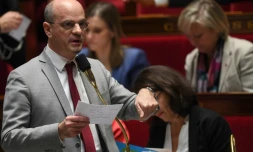 Le ministre de l'Education Jean-Michel Blanquer le 6 février 2019 à l'Assemblée nationale à Paris