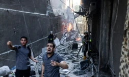 Peur et accablement à Gaza, de nouveau frappée par Israël