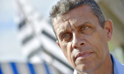 Le président de la FNSEA, Xavier Beulin, le 10 août 2016 à Sulniac