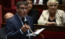 Christophe Sirugue, secrétaire d'Etat à l'Industrie, le 28 septembre 2016 à l'Assemblée nationale