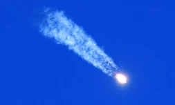 Défaillance de la fusée Soyouz MS-10, emportant l'astronaute américain Nick Hague et le cosmonaute russe Alexeï Ovitchinine vers l'ISS, peu après son décollage, le 11 octobre 2018 du cosmodrome de Baïkanour, au Kazakhstan