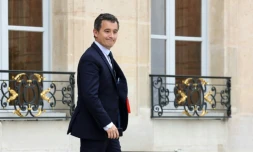 Le ministre de l'Action et des Comptes publics Gérald Darmanin, à l'Élysée, le 2 novembre 2017