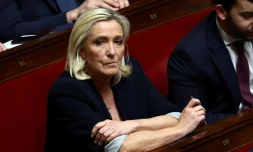 Marine Le Pen à l'Assemblée Nationale le 1er avril 2025