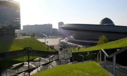 Le Centre international de conférences de Katowice (Pologne) le 12 octobre 2018.