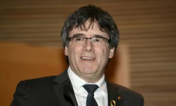 Carles Puigdemont le 22 mars 2018 à Helsinki