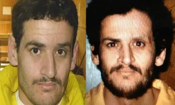 Portraits non datés d'Abou Mohammed al-Adnani, de son vrai nom Taha Sobhi Falaha, diffusé en décembre 2013 par les services de renseignements irakiens