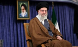 Le guide suprême iranien, l'ayatollah Ali Khamenei, le 20 octobre 2025 à Téhéran 