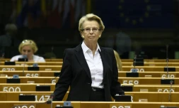 Michèle Alliot-Marie, le 23 juin 2016, à Bruxelles