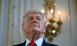 Le président américain Donald Trump, le 16 janvier 2026 à Palm Beach, en Floride 