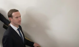 Mark Zuckerberg au CongrĂšs Ă  Washington le 9 avril 2018