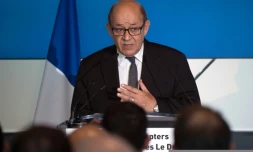 Jean-Yves Le Drian le 3 mars 2017 à Marignane