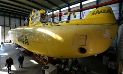 Le sous-marin Saga du commandant Cousteau, Ă Marseille le 20 septembre 2024