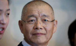 Le pasteur canadien Hyeon Soo Lim, relâché par la Corée du Nord après deux ans et demi de détention, le 13 août 2017 à Mississauga