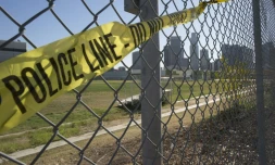 Un stade resté vides à l'école Edward R. Roybal à Los Angeles, le 15 décembre 2015
