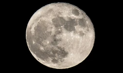 La Lune photographiée depuis Londres, le 14 décembre 2016