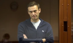 Photo de l'opposant russe Alexeï Navalny, fournie par le tribunal de Moscou chargé de le juger pour diffamation, le 12 février 2021