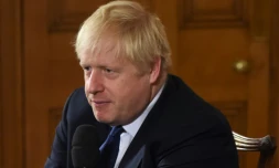 Le Premier ministre britannique Boris Johnson le 30 août 2019 au 10 Downing street à Londres