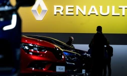 Stand Renault au salon automobile de Bruxelles le 9 janvier 2020