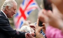 Le roi Charles III , le 3 juillet 2023 Ă Edimbourg, en Ecosse