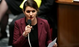 La secrétaire d'Etat à l'Egalité femmes-hommes Marlène Schiappa, le 12 décembre 2017 à l'Assemblée nationale à Paris