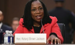 La juge Ketanji Brown Jackson auditionnée au Sénat le 22 mars 2022 à Washington
