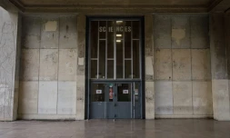 Le bâtiment des sciences à l'université de Caen, fermée, comme toutes les universités de France