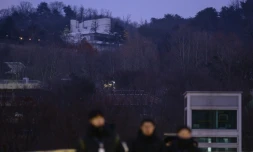 La résidence du président sud-coréen déchu Yoon Suk Yeol, sur les hauteurs du quartier de Hannam à Séoul, le 6 janvier 2025