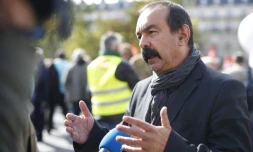 Le numéro un de la CGT Philippe Martinez, le 23 septembre 2015, à Paris