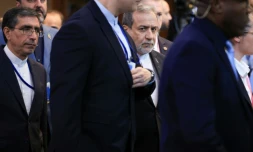 Le chef de la diplomatie iranienne, Abbas Araghchi, arrive au siège des Nations Unies à New York, le 22 septembre 2026