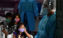 Dans un dispensaire installé par l'armée à Atalaia do Norte, en Amazonie brésilienne, le 20 juin 2020