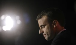 Le président de la République Emmanuel Macron le 22 décembre 2018 à N'Djamena