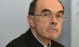 Le cardinal Philippe Barbarin, le 15 mars 2016 à Lourdes 