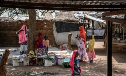 Dans le camp de réfugiés soudanais de Korsi, en Centrafrique, le 13 août 2024