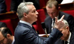 Le ministre des Finances Bruno Le Maire devant l'Assemblée nationale, le 12 décembre 2018