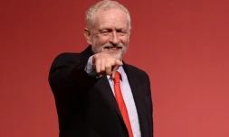 Le leader du parti travailliste britannique Jeremy Corbyn, le 24 septembre 2016 Ă Liverpool