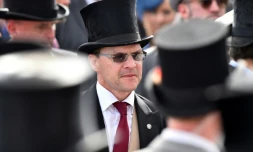 L'entraîneur irlandais Aidan O'Brien en juin 2019 lors d'un derby dans le Surrey, en Angleterre