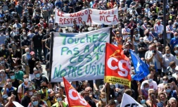 Manifestation à Maubeuge (Nord) le 30 mai 2020 contre le plan d'économies de Renault
