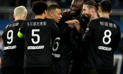 Les Parisiens impitoyables contre le Stade de Reims au Parc des Princes, le 23 janvier 2022 