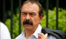 Philippe Martinez le 10 juin 2016 à  Villiers-le-Bel