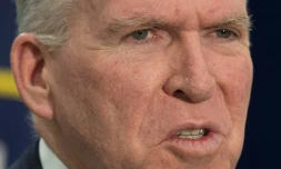 Le directeur de la CIA John Brennan au siège de la CIA à Langley, en Virginie, le 11 décembre 2014