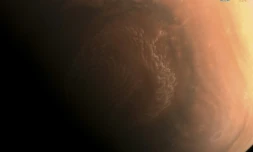 Photo de la planÚte Mars non datée, prise par la sonde Tianwen-1 et fournie par le Département national chinois de l'espace le 3 mars 2021