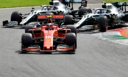 Le Monégasque Charles Leclerc remporte sa premiÚre victoire en Italie depuis 2010 le 8 septembre 2019