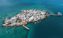 Santa Cruz del Islote, dans les CaraĂŻbes colombiennes, le 30 juin 2020