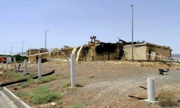 Photo d'un hangar du complexe nucléaire de Natanz fournie par l'Organisation iranienne de l'énergie atomique, le 2 juillet 2020