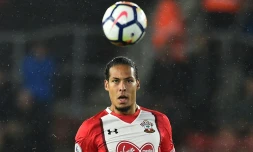 Le défenseur néerlandais de Southampton Virgil Van Dijk, le 21 octobre 2017 face à West Bromwich Albion, au St Mary's Stadium